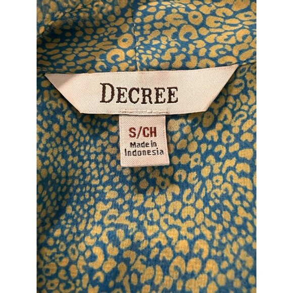 Decree Woman's Sleeveless Sheer Drape Neck Top Size Small Lightweight Classic - Picture 6 of 9